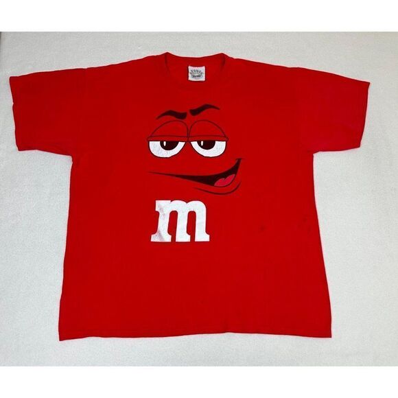 M&M's Chocolate Candy T-Shirt Red XL - Picture 2 of 9